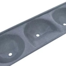 Tanque Triplo Mármore Sintético Premium 1,55 x 0,55m Cinza Real - Decoralita Tanque Triplo Mármore Sintético Premium 1,55 x 0,55m Cinza Real - Decoralita