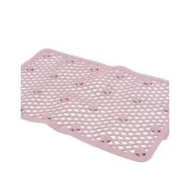 Tapete de Plástico Flexível para Área Molhada 50 x 32cm Rosa - ASTRA