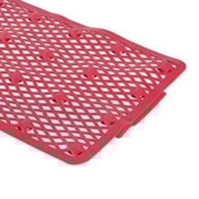 Tapete de Plástico Flexível para Área Molhada 50 x 32cm Vermelho - ASTRA Tapete de Plástico Flexível para Área Molhada 50 x 32cm Vermelho - ASTRA