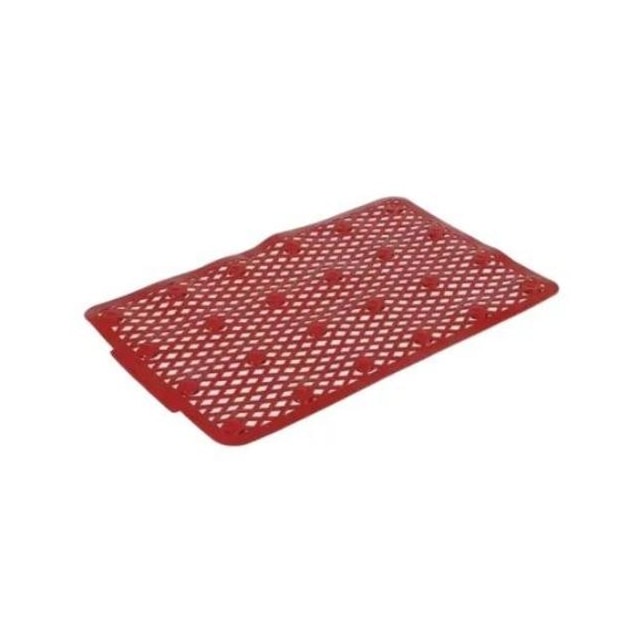 Tapete de Plástico Flexível para Área Molhada 50 x 32cm Vermelho - ASTRA Tapete de Plástico Flexível para Área Molhada 50 x 32cm Vermelho - ASTRA