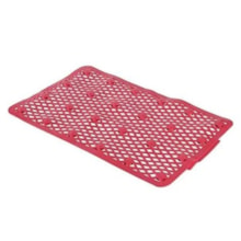 Tapete de Plástico Flexível para Área Molhada 50 x 32cm Vermelho - ASTRA