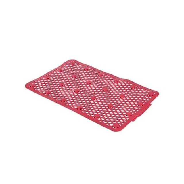 Tapete de Plástico Flexível para Área Molhada 50 x 32cm Vermelho - ASTRA