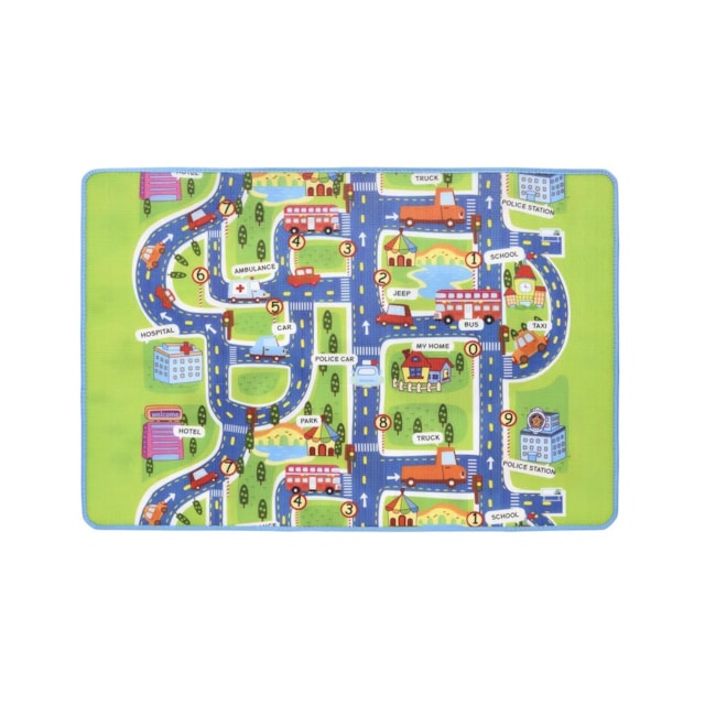 Tapete Fun Time Downtown Dupla Face Estampado Multikids Baby - BB1082