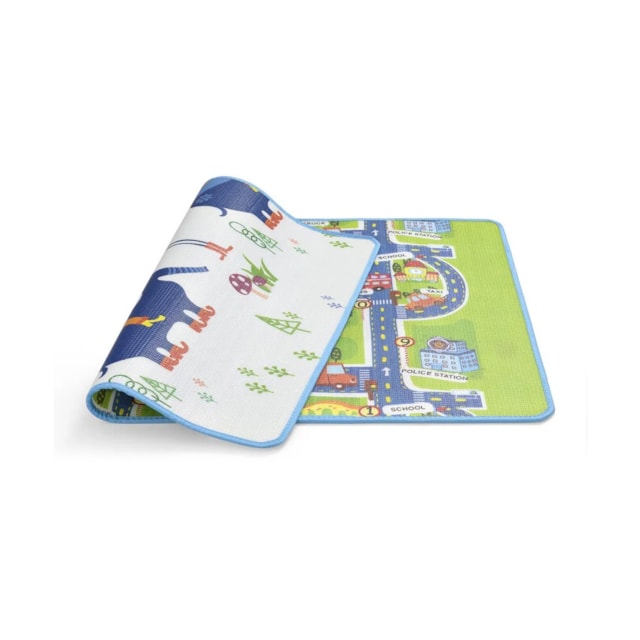 Tapete Fun Time Downtown Dupla Face Estampado Multikids Baby - BB1082 Tapete Fun Time Downtown Dupla Face Estampado Multikids Baby - BB1082