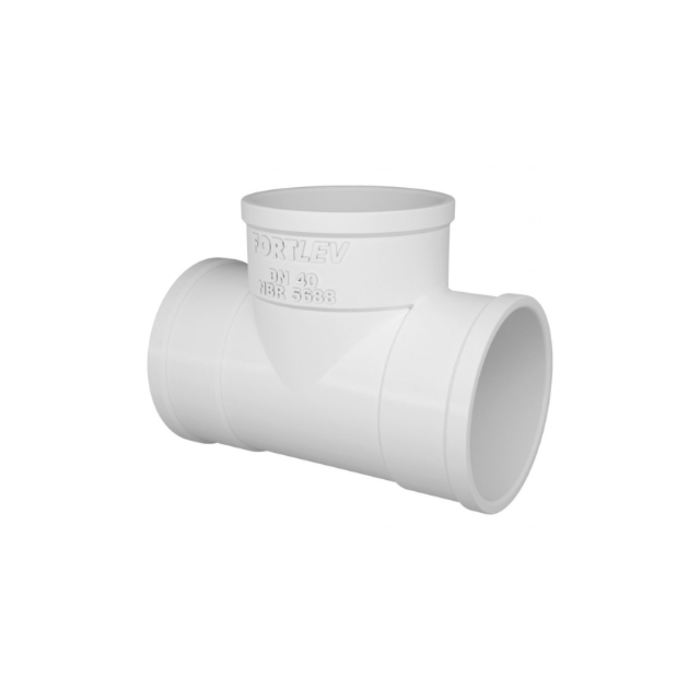 Tê de PVC para Esgoto 40mm - FORTLEV Tê de PVC para Esgoto 40mm - FORTLEV