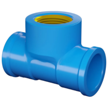 Tê SRM de PVC 25 x 3/4" - FORTLEV