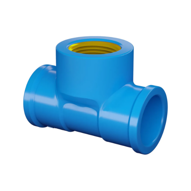 Tê SRM de PVC 25 x 3/4" - FORTLEV Tê SRM de PVC 25 x 3/4" - FORTLEV