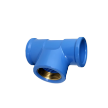 Tê SRM de PVC Azul 25 x 1/2" - REBOUÇAS