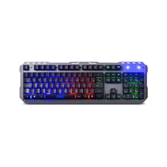 Teclado Base Metálica Led Rainbow GK300 - Multilaser - TC260 Teclado Base Metálica Led Rainbow GK300 - Multilaser - TC260