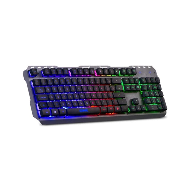 Teclado Base Metálica Led Rainbow GK300 - Multilaser - TC260 Teclado Base Metálica Led Rainbow GK300 - Multilaser - TC260