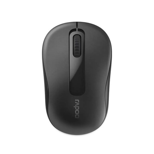 Teclado e Mouse Rapoo X1800s 2.4 Ghz Black com Pilha RA001