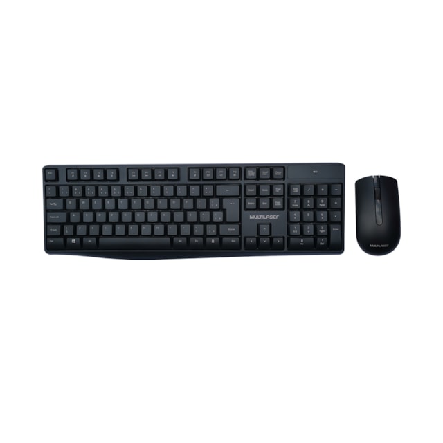 Teclado e Mouse Sem Fio 2.4ghz Multimidia Usb Com Pilhas - TC270