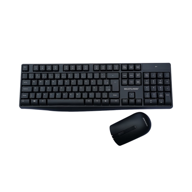 Teclado e Mouse Sem Fio 2.4ghz Multimidia Usb Com Pilhas - TC270