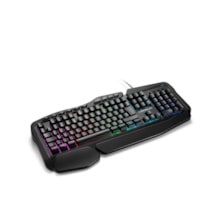 Teclado Gamer Warrior Clancy RGB Macro - TC241