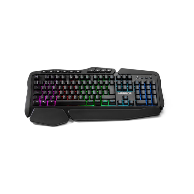 Teclado Gamer Warrior Clancy RGB Macro - TC241