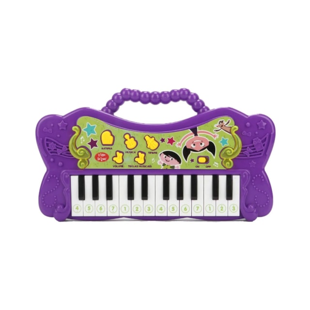 Teclado Musical O Show da Luna Multikids - BR1800