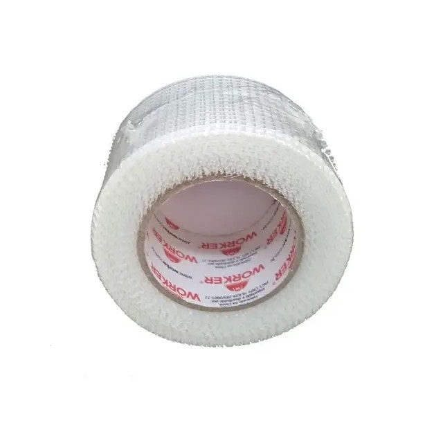 Tela Adesiva para Drywall Trançada 48mmx20m - WORKER Tela Adesiva para Drywall Trançada 48mmx20m - WORKER