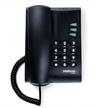 Telefone Mesa Pleno Preto - INTELBRAS Telefone Mesa Pleno Preto - INTELBRAS