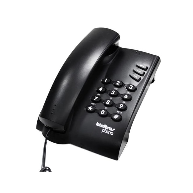 Telefone Mesa Pleno Preto - INTELBRAS