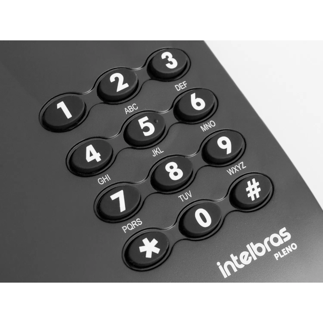 Telefone Mesa Pleno Preto - INTELBRAS Telefone Mesa Pleno Preto - INTELBRAS