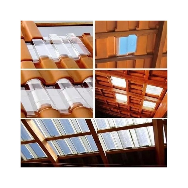 Telha Acrílica Lisa Tripla - Telhaluz Telha Acrílica Lisa Tripla - Telhaluz