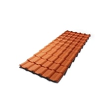 Telha de PVC Colonial Vermelha 2,42 x 0,88m - PRECON