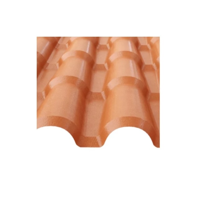 Telha de PVC Colonial Vermelha 2,42 x 0,88m - PRECON Telha de PVC Colonial Vermelha 2,42 x 0,88m - PRECON