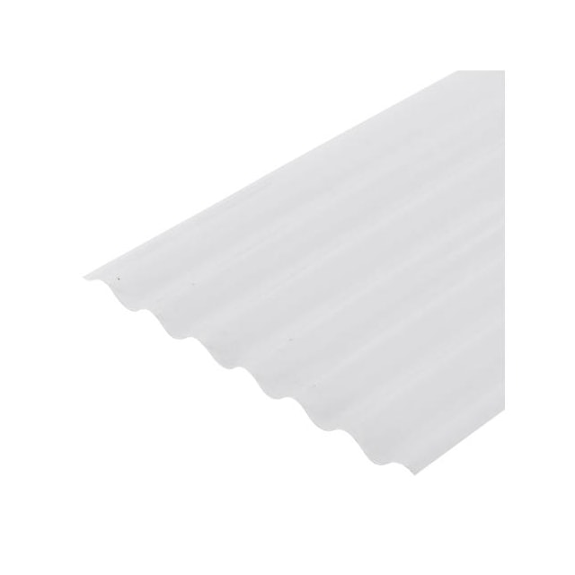Telha Ondulada de PVC 0,50 x 2,44m x 0,80 - ESAF Telha Ondulada de PVC 0,50 x 2,44m x 0,80 - ESAF