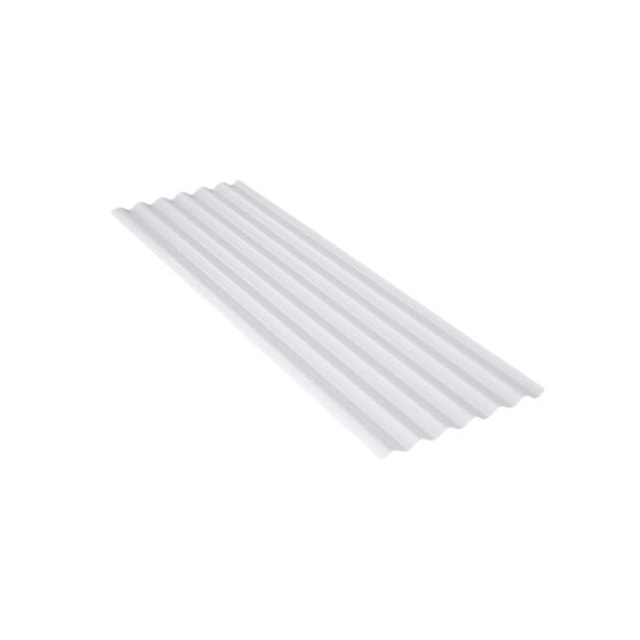 Telha PVC Leitosa Ondulada 1,83 X 1,10m  Ondafort - Fortlev Telha PVC Leitosa Ondulada 1,83 X 1,10m  Ondafort - Fortlev