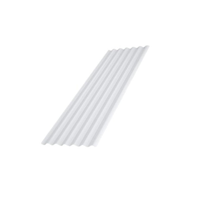 Telha PVC Leitosa Ondulada 1,83 X 1,10m  Ondafort - Fortlev Telha PVC Leitosa Ondulada 1,83 X 1,10m  Ondafort - Fortlev