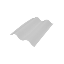 Telha Transparante de Polietileno 2 Ondas 0,50 x 0,35cm - GRANPLAST