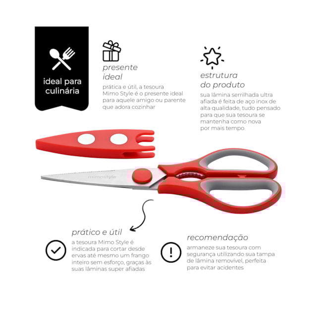Tesoura para Cozinha Mimo Style Tesoura para Cozinha Mimo Style
