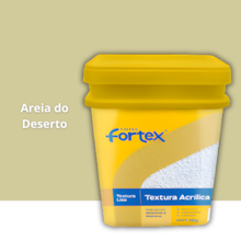 Textura Acrílica Lisa Areia do Deserto 25KG - FORTEX