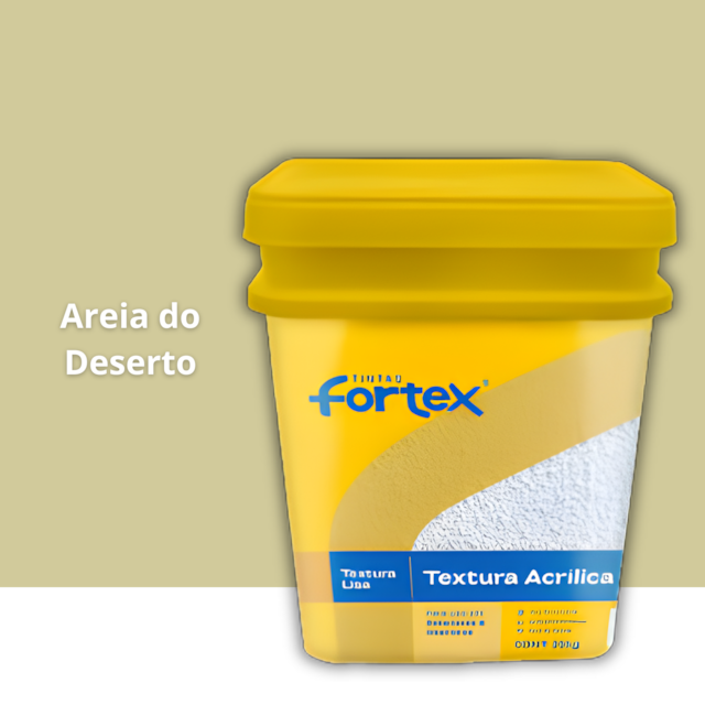 Textura Acrílica Lisa Areia do Deserto 25KG - FORTEX