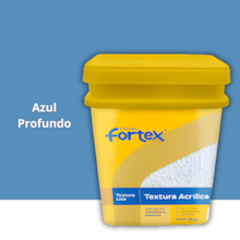 Textura Acrílica Lisa Azul Profundo 25KG - FORTEX