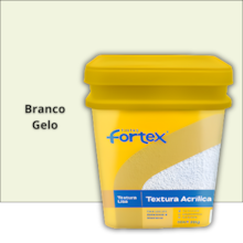Textura Acrílica Lisa Branco Gelo 25KG - FORTEX Textura Acrílica Lisa Branco Gelo 25KG - FORTEX
