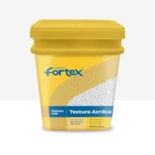 Textura Acrílica Lisa Branco Neve 25Kg - FORTEX