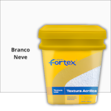 Textura Acrílica Lisa Branco Neve 25KG - FORTEX Textura Acrílica Lisa Branco Neve 25KG - FORTEX