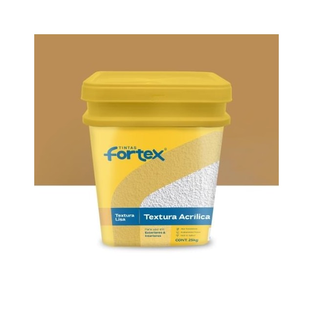 Textura Acrílica Lisa Carmuça 25Kg - FORTEX