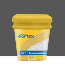 Textura Acrilica Lisa Cinza Grafite 25Kg - FORTEX