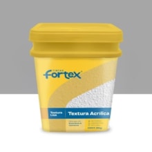 Textura Acrílica Lisa Cinza Médio 25Kg - FORTEX