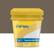 Textura Acrílica Lisa Cinza Níquel 25Kg - FORTEX