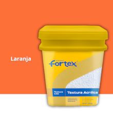 Textura Acrílica Lisa Laranja 25KG - FORTEX Textura Acrílica Lisa Laranja 25KG - FORTEX