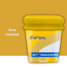 Textura Acrílica Lisa Ocre Colonial 25KG - FORTEX