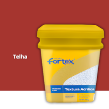 Textura Acrílica Lisa Telha 25KG - FORTEX Textura Acrílica Lisa Telha 25KG - FORTEX