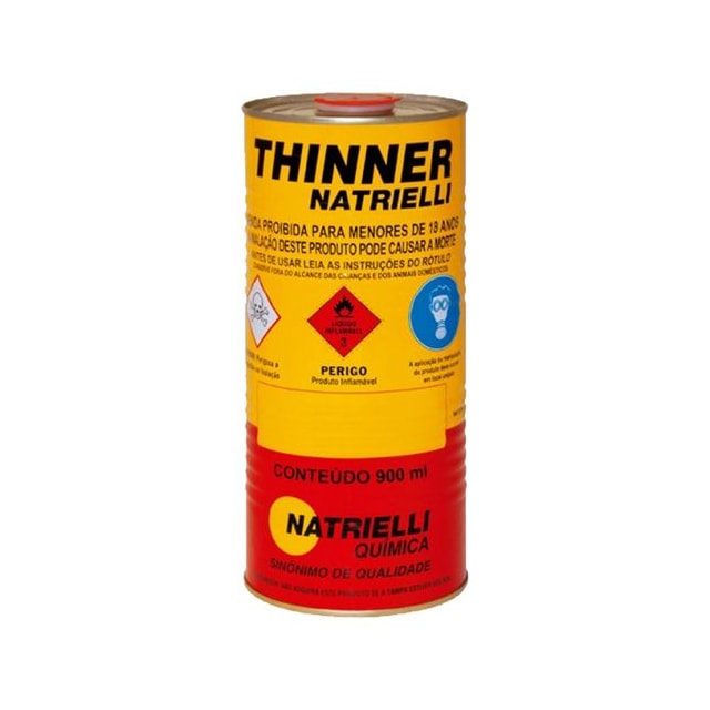 Thinner 8116 Caixa com 12 Unidades 900ml - NATRIELLI Thinner 8116 Caixa com 12 Unidades 900ml - NATRIELLI