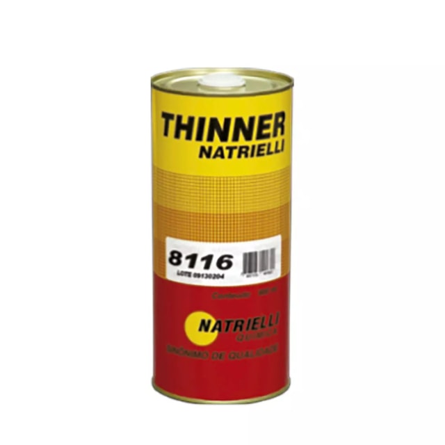 Thinner 8116 Caixa com 12 Unidades 900ml - NATRIELLI Thinner 8116 Caixa com 12 Unidades 900ml - NATRIELLI