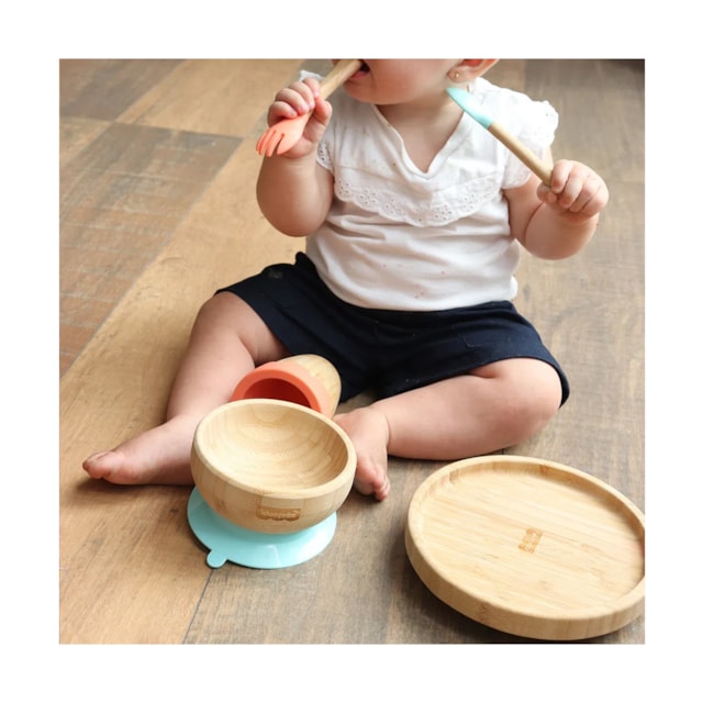 Tigela com Ventosa Bam N Boo 6+M Fisher Price Azul Tigela com Ventosa Bam N Boo 6+M Fisher Price Azul