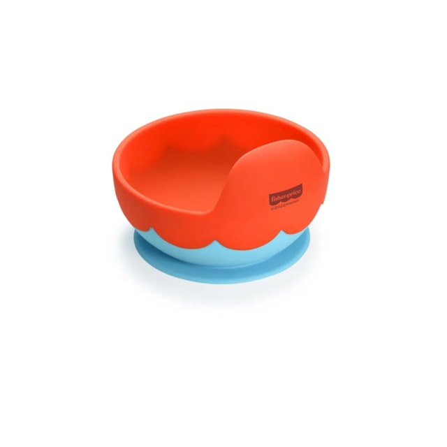 Tigela de Silicone Com Ventosa Yummy! Fisher-Price Azul