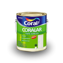 Tinta Acrílica Coralar Amarelo Canário 3,6L - Coral